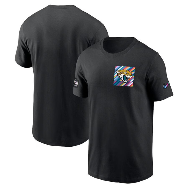 Men's Black Jacksonville Jaguars 2023 Crucial Catch Sideline Tri-Blend T-Shirt